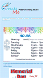 Mobile Screenshot of createmepottery.com
